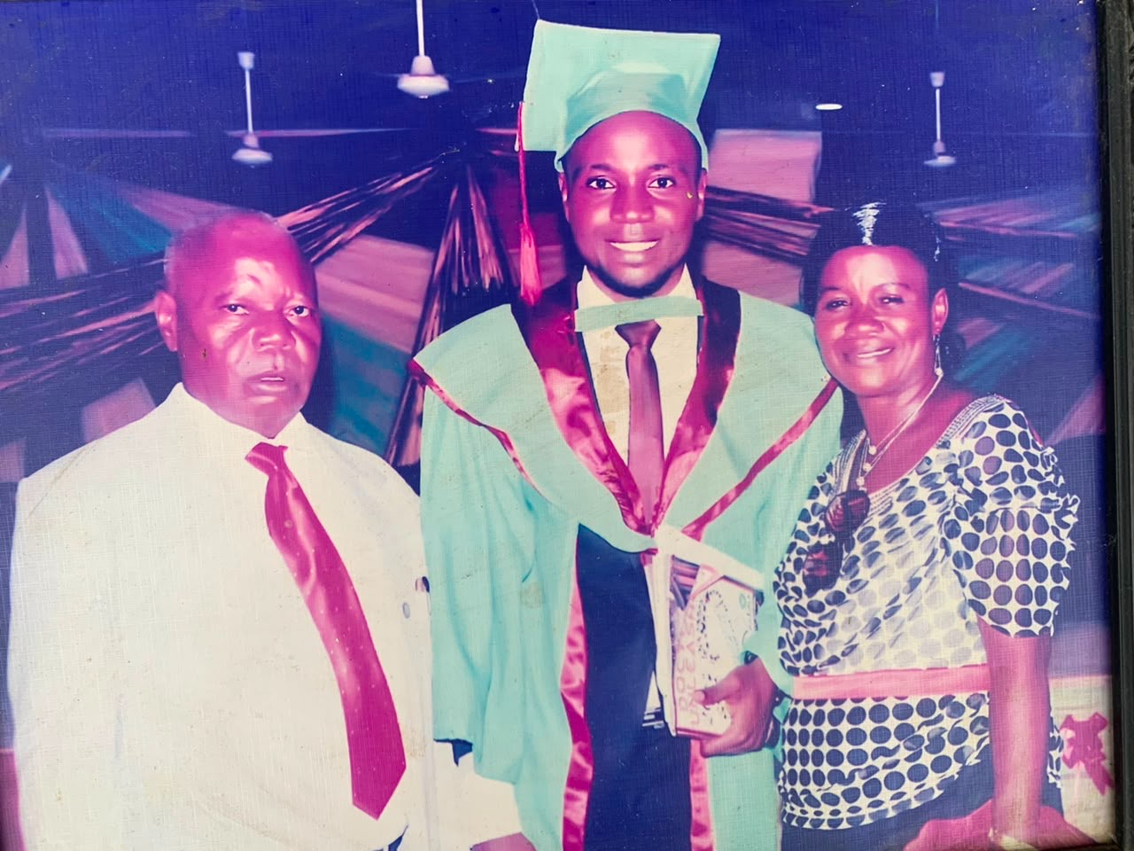 Dad & Mum during induction of Ikenna